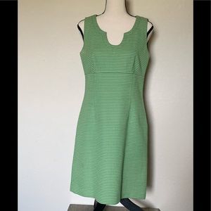 Ann Taylor Loft grass green sheath